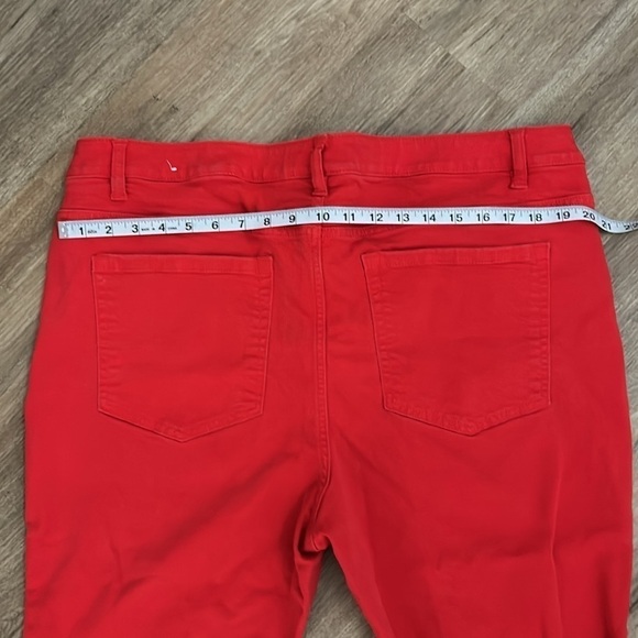 LANE BRYANT Red Jean Shorts - Picture 7 of 7